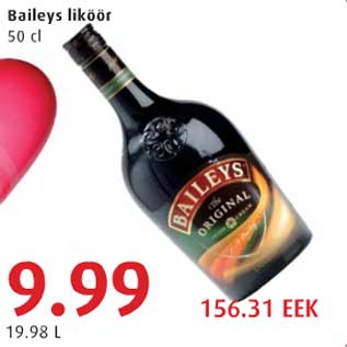 Allahindlus - Baileys liköör