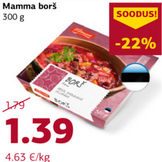 Allahindlus - Mamma borš 300 g