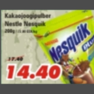 Allahindlus - Kakaojoogipulber Nestle Nesquik