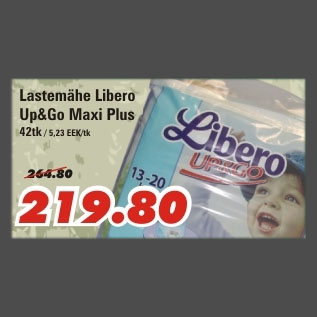 Allahindlus - Lastemähe Libero Up&Go Maxi Plus