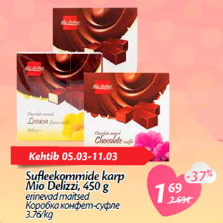 Allahindlus - Sufleekommide karp Mio Delizzi, 450 g