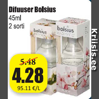 Скидка - Диффузор BOLSIUS