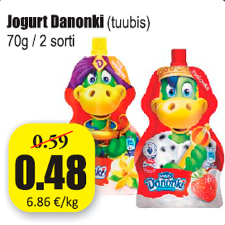 Скидка - Йогурт Danonki