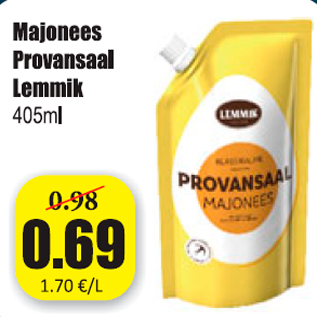 Allahindlus - Majonees Provansaal Lemmik 405 ml