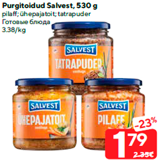 Allahindlus - Purgitoidud Salvest, 530 g