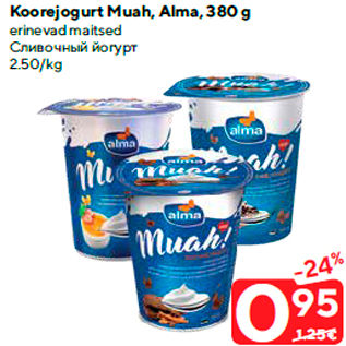 Allahindlus - Koorejogurt Muah, Alma, 380 g