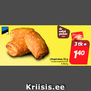 Скидка - Мясные пирожки, 55 г