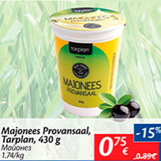 Allahindlus - Majonees Provansaal Tarplan, 430 g
