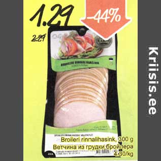 Скидка - Ветчина из грудинки бройлера