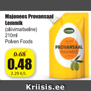 Скидка - Майонез Provansaal