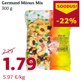 Скидка - Germund Mõnus Mix 300 g