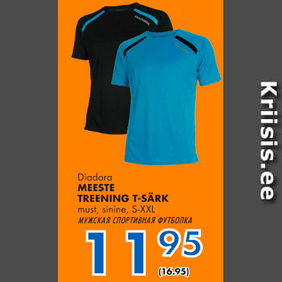Allahindlus - Diadora MEESTE TREENING T-SÄRK