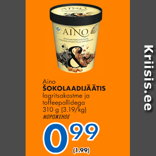 Allahindlus - Aino ŠOKOLAADIJÄÄTIS