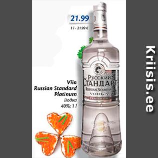 Allahindlus - Viin Russian Standard Platinum