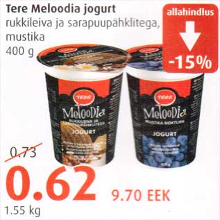 Allahindlus - Tere Meloodia jogurt