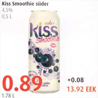 Allahindlus - Kiss Smoothie siider