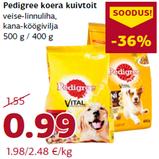 Скидка - Сухой корм для собак