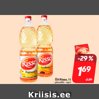 Allahindlus - Õli Risso, 1 l