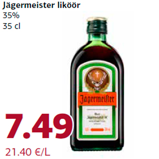 Allahindlus - Jägermeister liköör