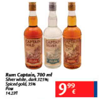 Allahindlus - Rum Captain, 700 ml