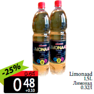 Allahindlus - Limonaad 1,5L