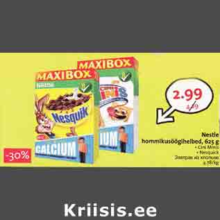 Allahindlus - Nestle hommikusöögihelbed, 625 g . cini Minis . Nesquick