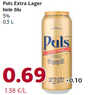 Allahindlus - Puls Extra Lager hele õlu