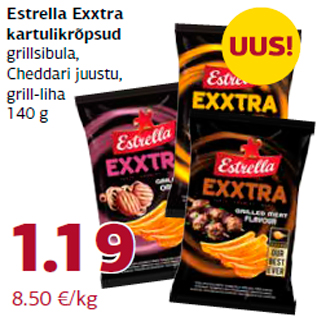 Allahindlus - Estrella Exxtra kartulikrõpsud