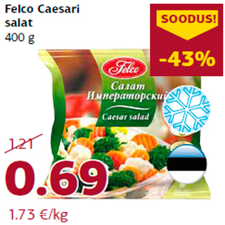 Allahindlus - Felco Caesari salat 400 g