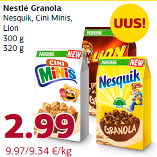 Allahindlus - Nestlé Granola