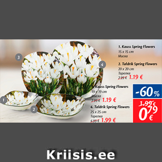 Allahindlus - Kauss Spring Flowers