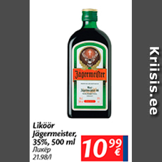 Allahindlus - Liköör Jägermeister