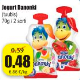 Скидка - Йогурт Danonki