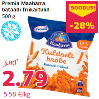 Allahindlus - Premia Maahärra bataadi friikartulid 500 g