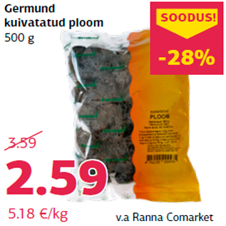 Allahindlus - Germund kuivatatud ploom 500 g