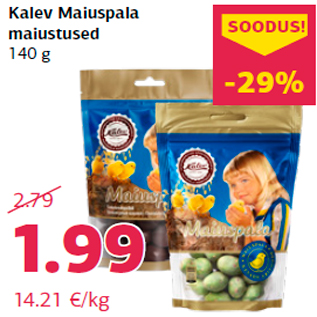 Allahindlus - Kalev Maiuspala maiustused 140 g