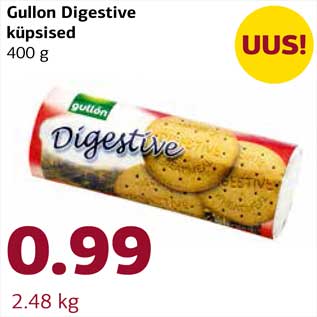 Allahindlus - Gullon Digestive küpsised 400 g