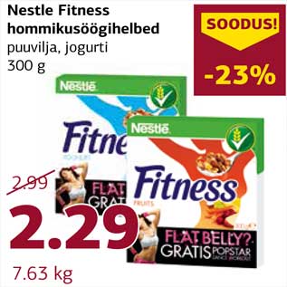 Allahindlus - Nestle Fitness hommikusöögihelbed puuvilja, jogurti 300 g