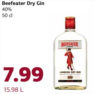 Allahindlus - Beefeater Dry Gin 40% 50 cl