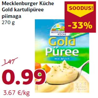 Allahindlus - Mecklenburger Küche Gold kartulipüree piimaga 270 g