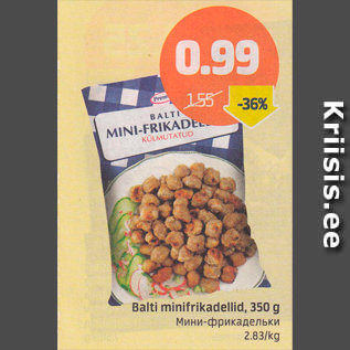 Allahindlus - Balti minifrikadellid, 350 g