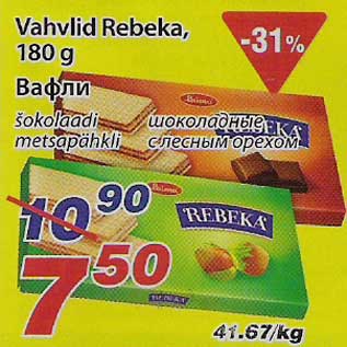 Скидка - Вафли