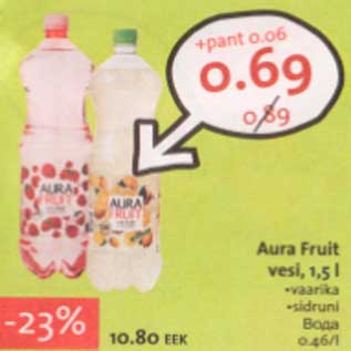 Allahindlus - Aura Fruit vesi