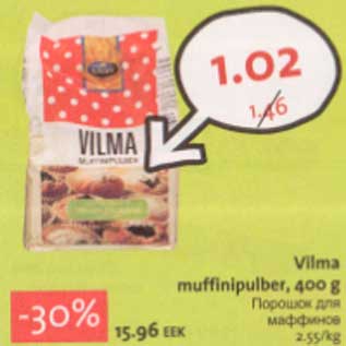 Allahindlus - Vilma muffinipulber