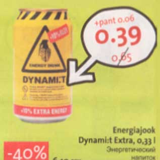 Allahindlus - Energiajook Dynamit Extra