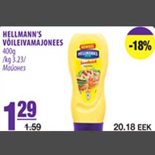 Allahindlus - Hellmann`s võileivamajonees