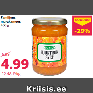 Allahindlus - Familjens murakamoos 400 g