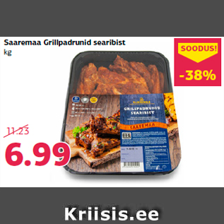 Allahindlus - Saaremaa Grillpadrunid searibist kg