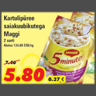 Allahindlus - Kartulipüree saiakuubikutega Maggi