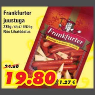 Allahindlus - Frankfurder juustuga